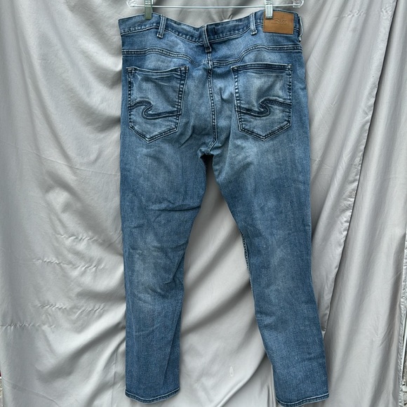 Silver jeans company hunter loose fit tapered leg size 38x30 - Picture 4 of 4